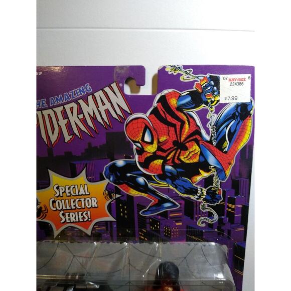 Spider Woman Black Widow Spider-Man 5" Action Figure NIB Marvel 1996 Toy Biz - Picture 3 of 5